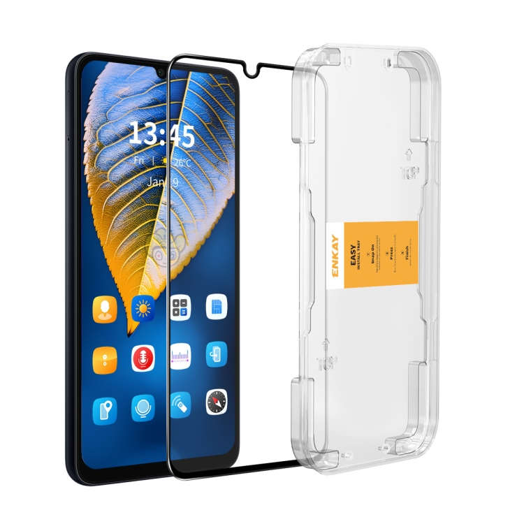 ENKAY KÖNNYŰ TELEPÍTÉS Védőüveg a Samsung-hoz Galaxy A16 / A16 5G akciós termékkép 1
