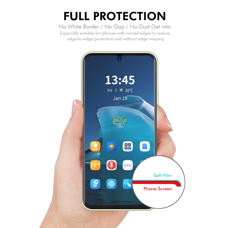 ENKAY HYDROGEL Védőfólia Motorola Moto G35 5G-hoz termék 2. képe