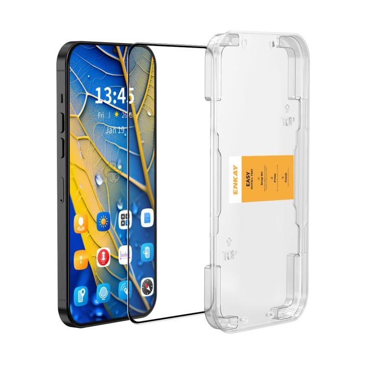 ENKAY KÖNNYŰ TELEPÍTÉS Védőüveg Infinix Hot 50 Pro akciós termékkép 1