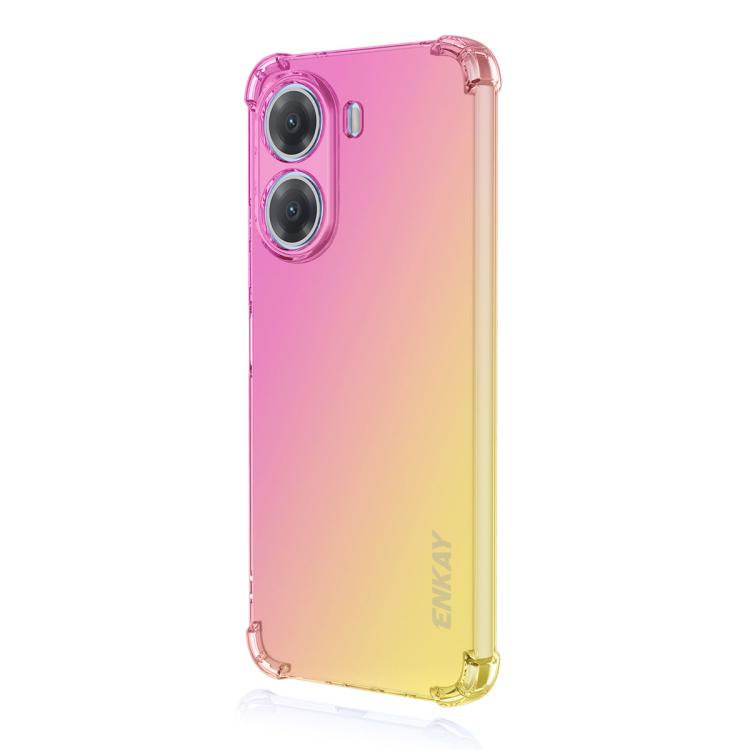 ENKAY GRADIENT Védőburkolat Xiaomi Poco X7 Pro PINK GOLD akciós termékkép 1