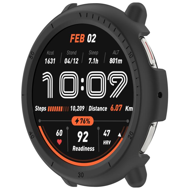 PC HALF BURKOLAT Műanyag borítás Amazfit Aktív 2 fekete termék 2. képe