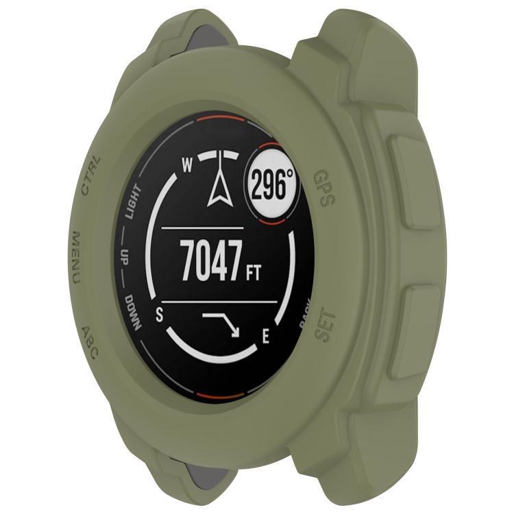 TPU HALF COVER Fedő a Garmin Instinct E 45mm sötétzöld termék 2. képe