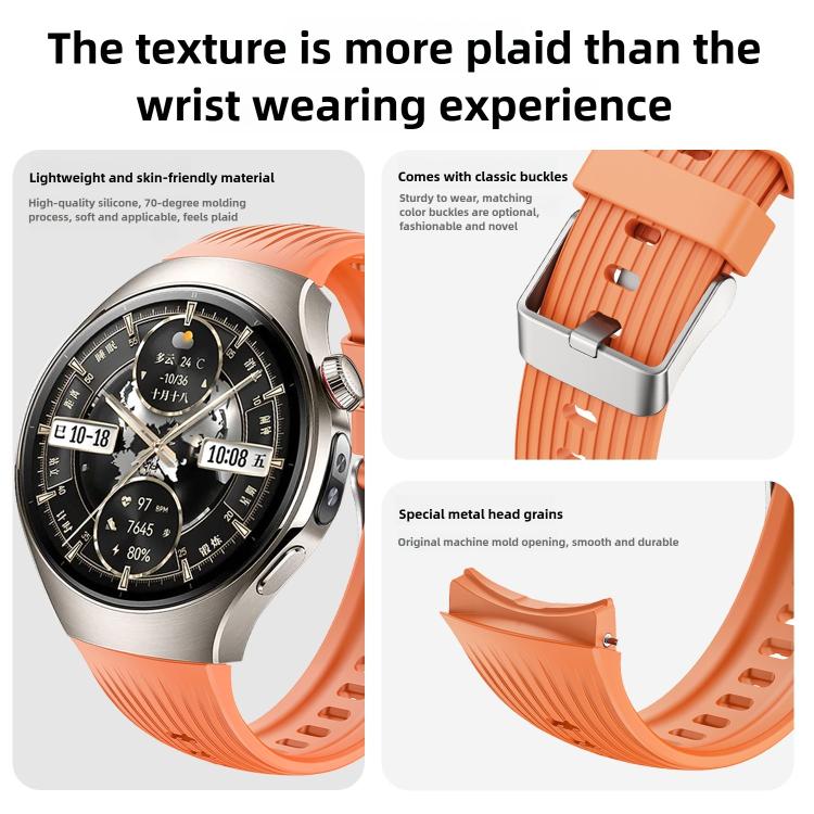 STRIPS Cserélhető szíj Huawei Watch 5 46mm fehér készülékhez termék 2. képe