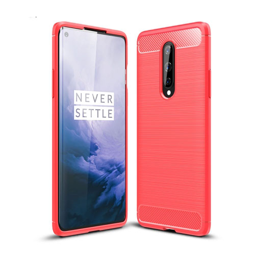 FLEXI TPU Case OnePlus 8 piros akciós termékkép 1