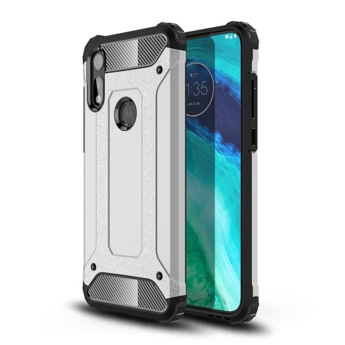TOUGH Védőburkolat Motorola Moto E (2020) ezüst akciós termékkép 1