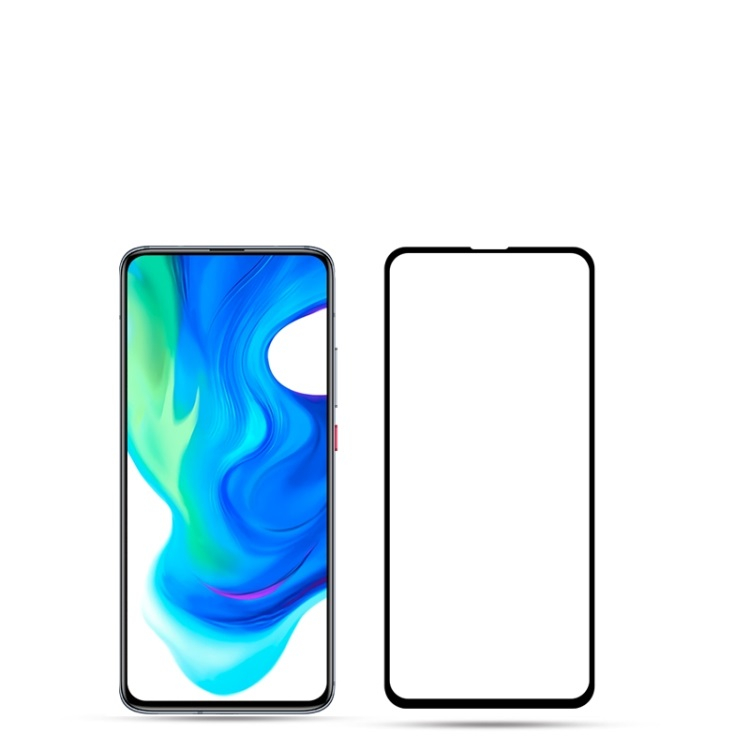 3D edzett üveg Xiaomi Poco F2 Pro fekete termék 2. képe