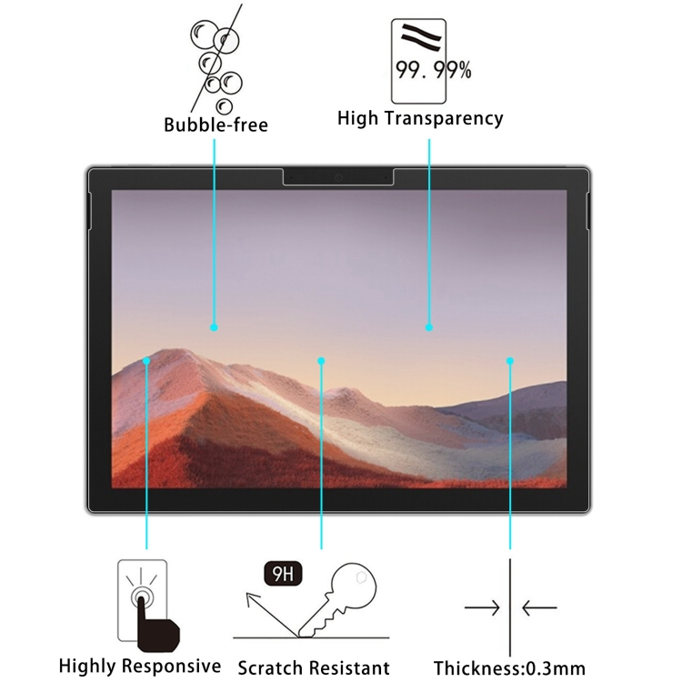 Edzett üveg Microsoft Surface Pro 8 termék 2. képe