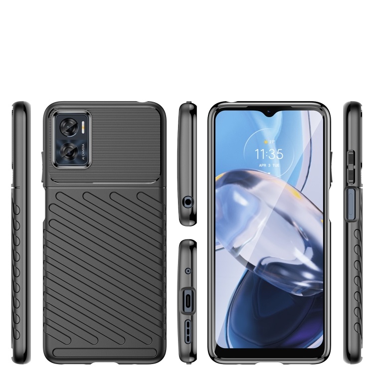 THUNDER Motorola Moto E22 védőburkolat fekete termék 2. képe