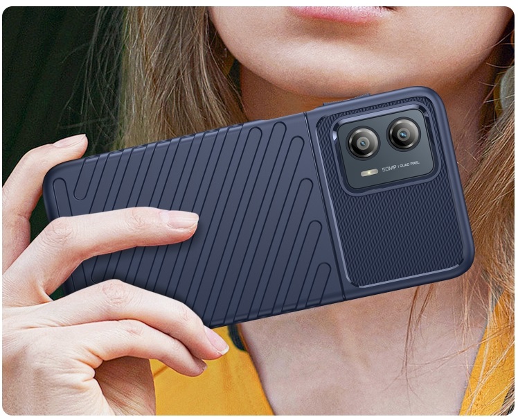 THUNDER Védőburkolat Motorola Moto G53 5G kék termék 2. képe
