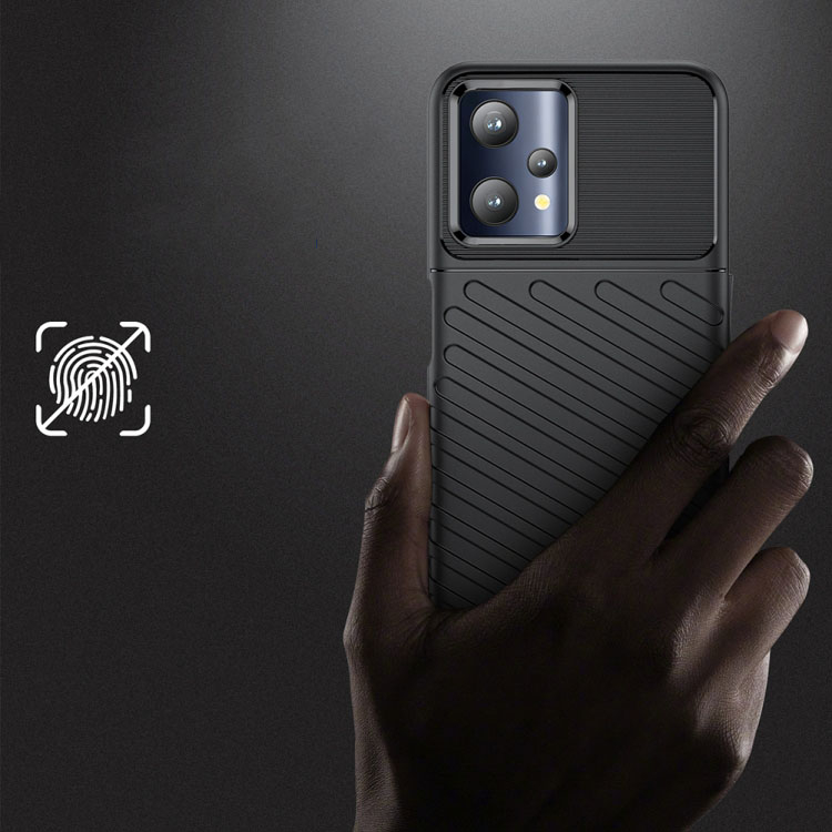 THUNDER Védőburkolat Realme 9 Pro / Realme 9 5G fekete termék 2. képe