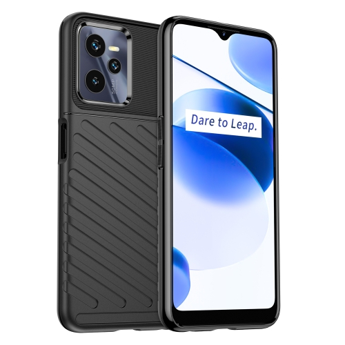 THUNDER Védőburkolat Realme C35 fekete akciós termékkép 1