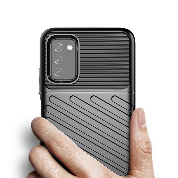 THUNDER Védőburkolat Samsung Galaxy A03s fekete termék 2. képe