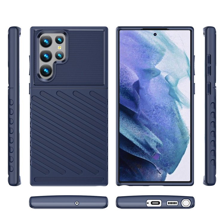 THUNDER Védőburkolat Samsung Galaxy S22 Ultra 5G kék termék 2. képe