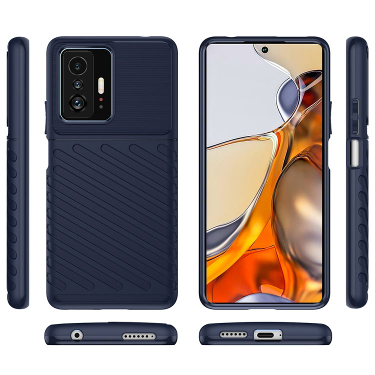 THUNDER Védőburkolat Xiaomi 11T / 11T Pro kék termék 2. képe