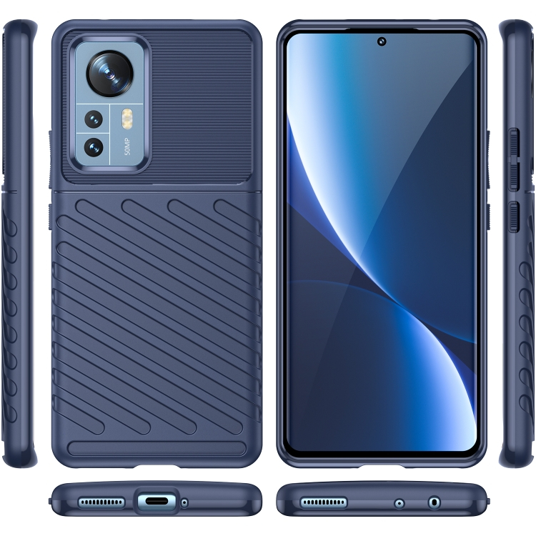 THUNDER Védőburkolat Xiaomi 12 Pro kék termék 2. képe