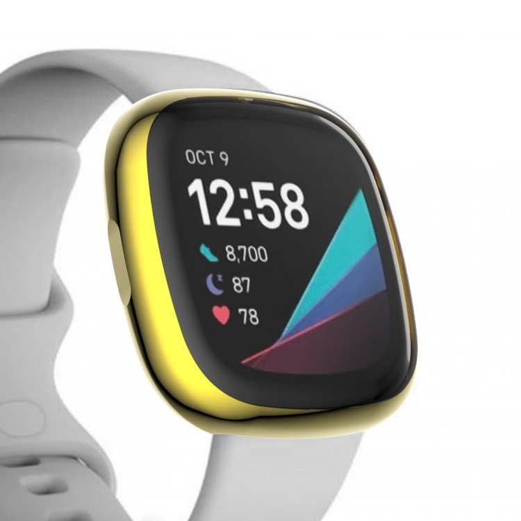 TPU védőburkolat Fitbit Versa 3 / Fitbit Sense arany akciós termékkép 1