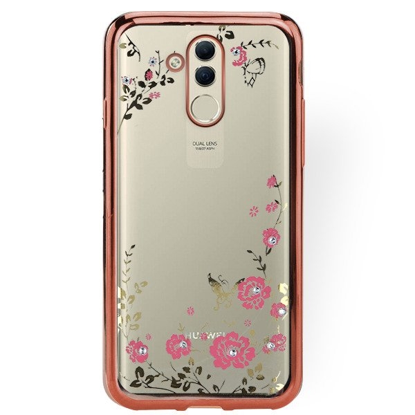 BLOOM TPU borító Huawei Mate 20 Lite rózsaszín akciós termékkép 1