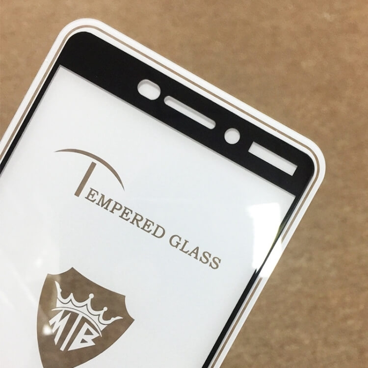 3D edzett üveg Nokia 6.1 fekete termék 2. képe