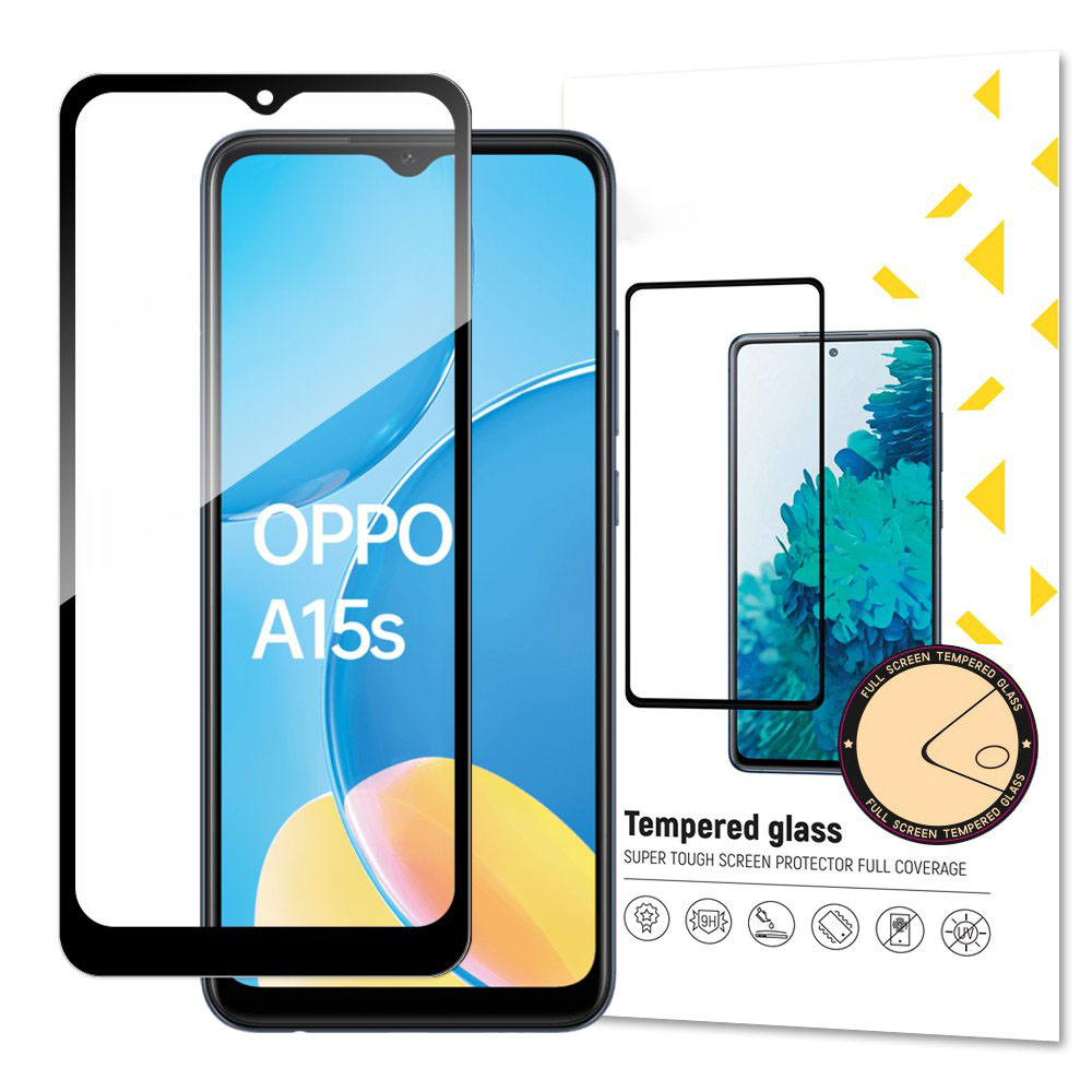 3D edzett üveg Oppo A15 / Oppo A15s akciós termékkép 1