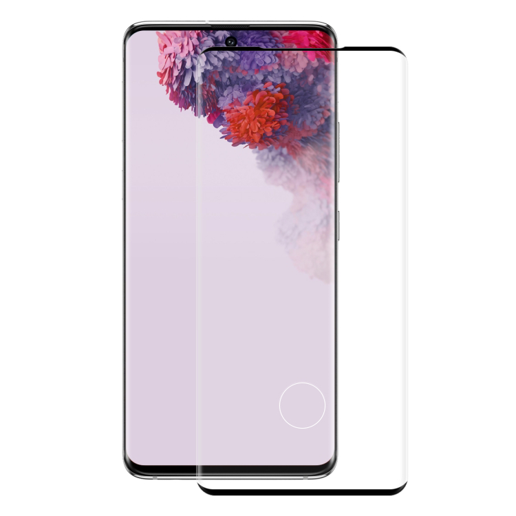 3D Edzett üveg Samsung Galaxy S20 fekete akciós termékkép 1