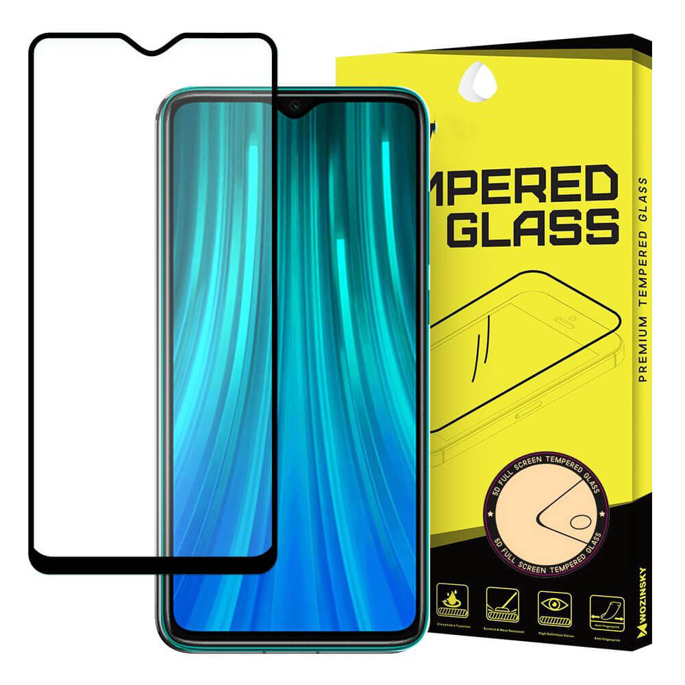3D edzett üveg Xiaomi Redmi 8 fekete akciós termékkép 1