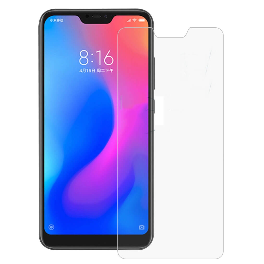Edzett védőüveg Xiaomi Redmi Note 6 Pro termék 2. képe