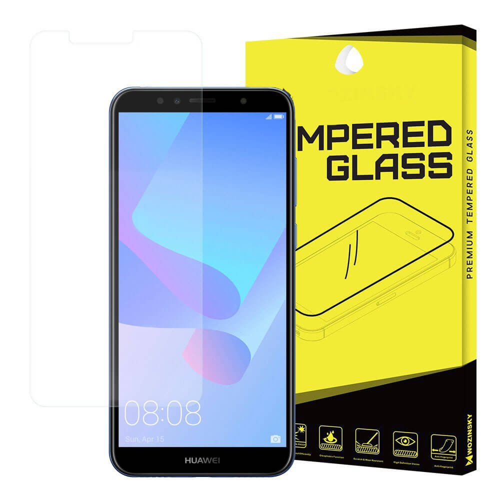 Tvrdené ochranné sklo Huawei Y6 2018 akciós termékkép 1
