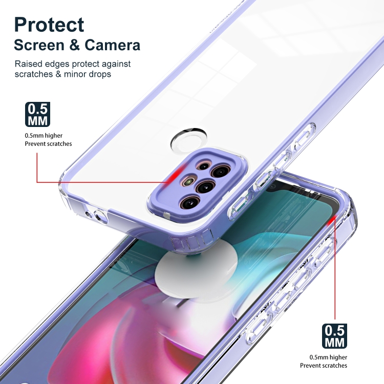 CRYSTAL Védőburkolat Motorola Moto G10 / G20 / G30 lila termék 2. képe