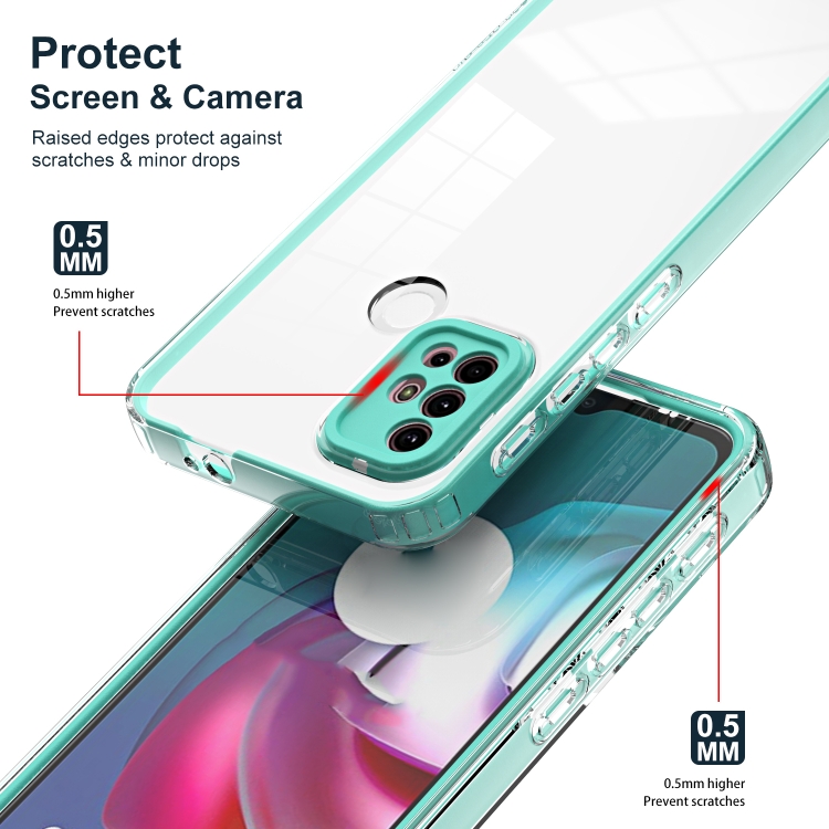 CRYSTAL Védőburkolat Motorola Moto G10 / G20 / G30 zöld termék 2. képe