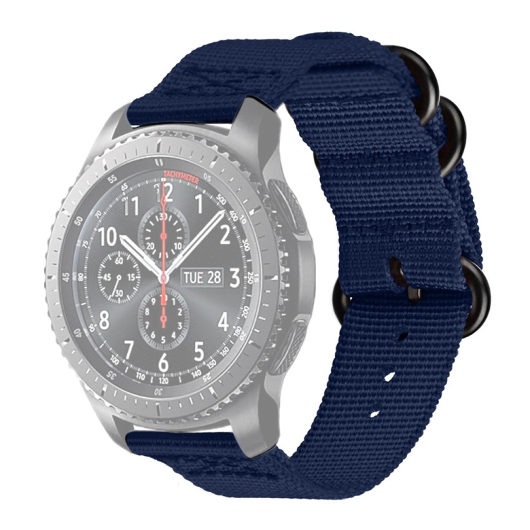 NYLON Univerzális óraszíj - szélessége 22mm kék akciós termékkép 1
