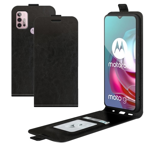 Összecsukható tok Motorola Moto G10 / G20 / G30 fekete akciós termékkép 1