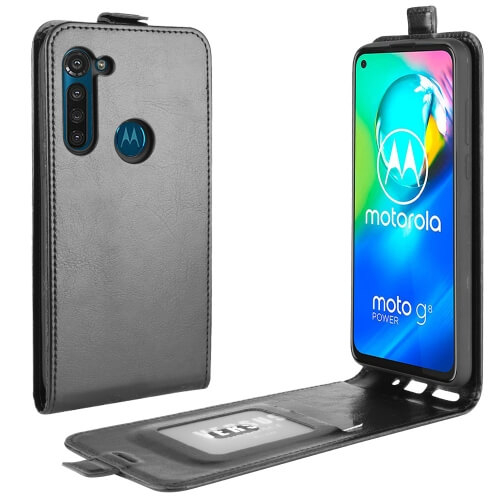 Összecsukható tok Motorola Moto G8 Power fekete akciós termékkép 1
