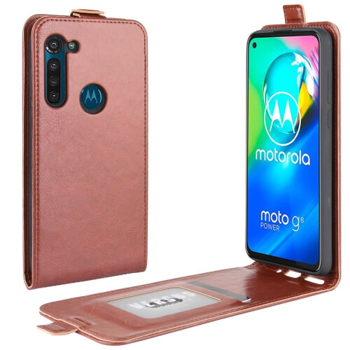 Flip tok Motorola Moto G8 Power barna akciós termékkép 1