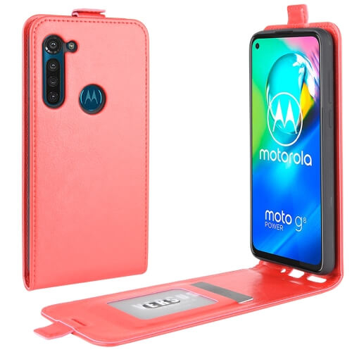 Motorola Moto G8 Power piros flip tok akciós termékkép 1