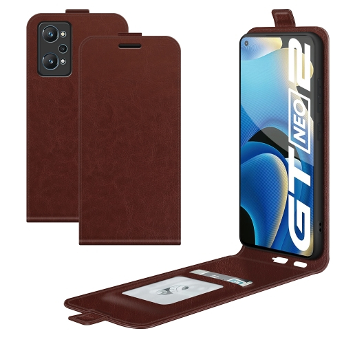Realme GT Neo2 barna összecsukható tok akciós termékkép 1