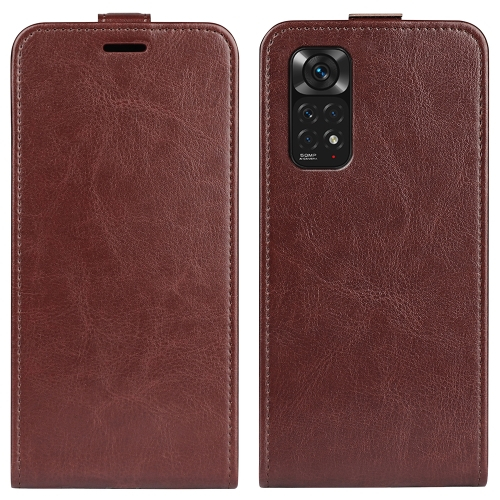 Xiaomi Redmi Note 11 / Note 11S barna összecsukható tok termék 2. képe