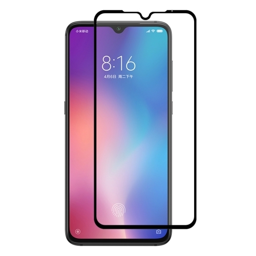 3D edzett üveg Xiaomi Mi 9 fekete akciós termékkép 1