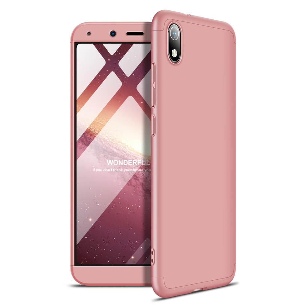360° védőburkolat Xiaomi Redmi 7A rózsaszín akciós termékkép 1