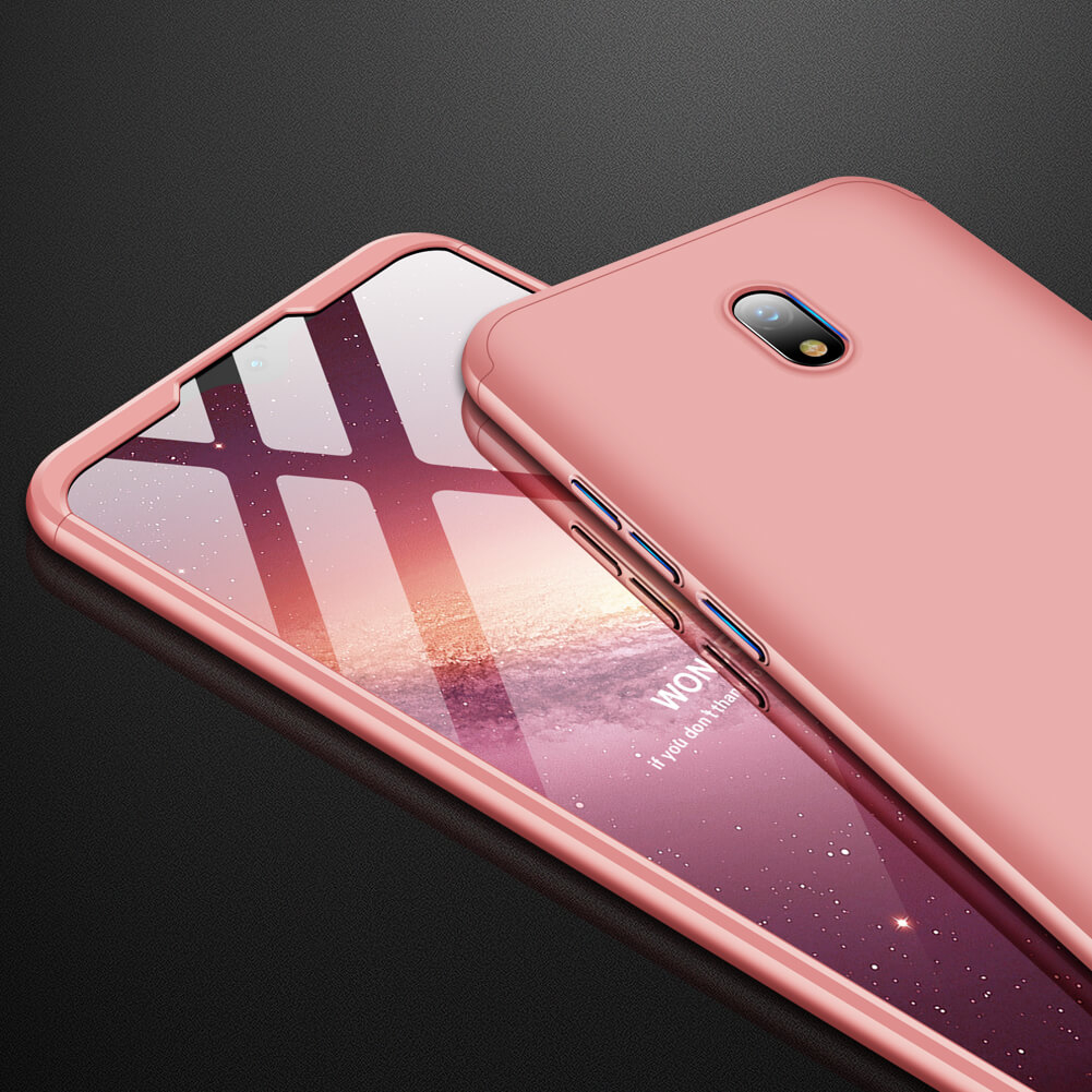 360° védőtok Xiaomi Redmi 8A rózsaszín termék 2. képe