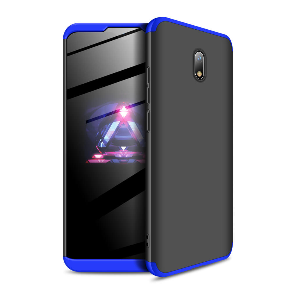 360° védőtok Xiaomi Redmi 8A fekete-kék akciós termékkép 1
