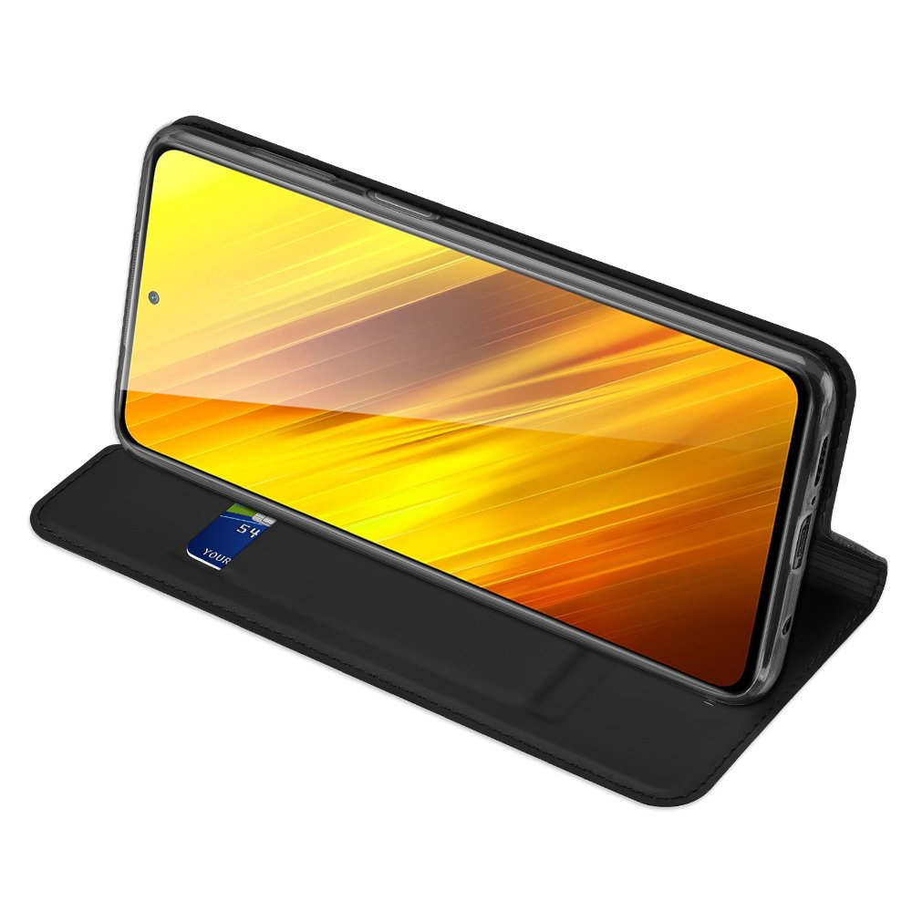 DUX Wallet tok Xiaomi Poco M3 / Redmi 9T fekete termék 2. képe