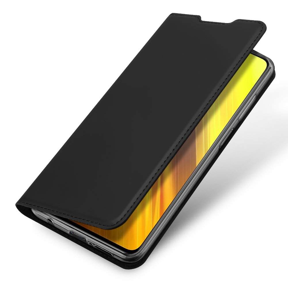 DUX Wallet tok Xiaomi Poco M3 / Redmi 9T fekete akciós termékkép 1