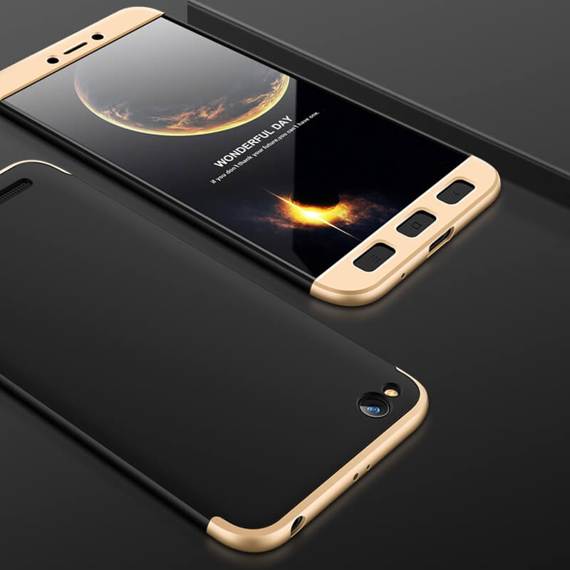 360° védőtok Xiaomi Redmi Note 5A fekete (arany) termék 2. képe