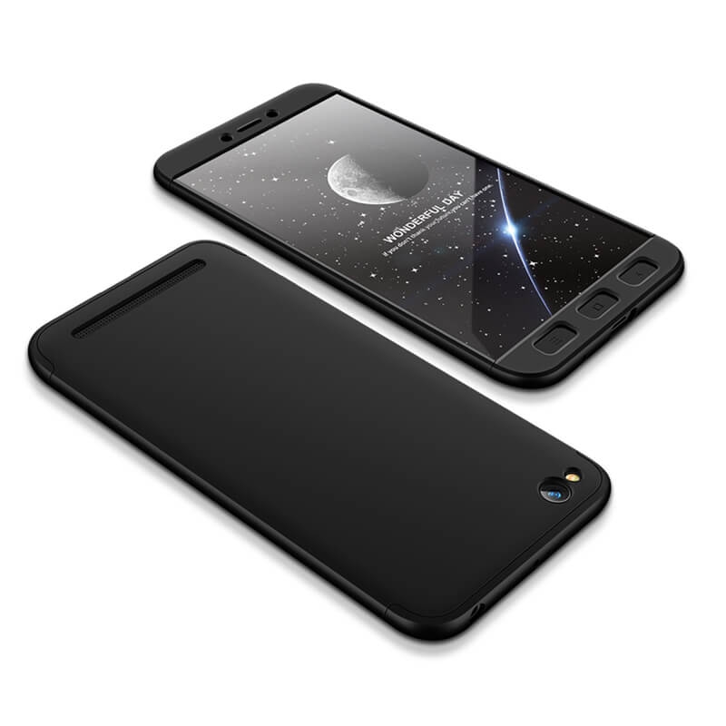 360° Ochranný obal Xiaomi Redmi Note 5A čierny akciós termékkép 1