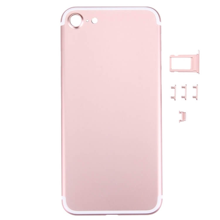 Apple iPhone 7 hátlap + apró részek rózsaszín (rózsa arany) termék 2. képe