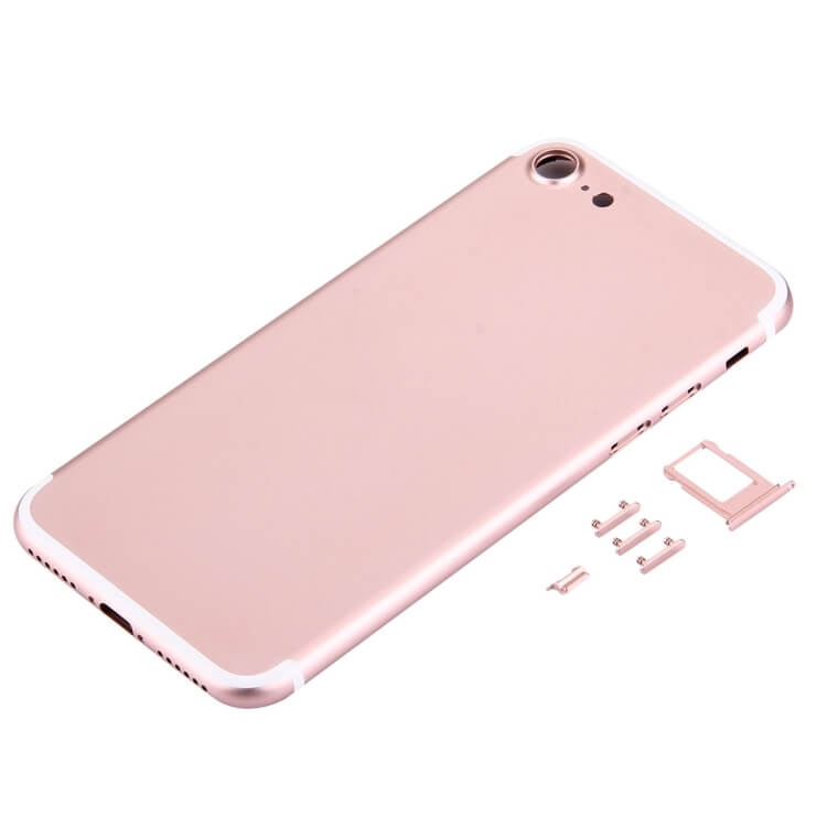 Apple iPhone 7 hátlap + apró részek rózsaszín (rózsa arany) akciós termékkép 1