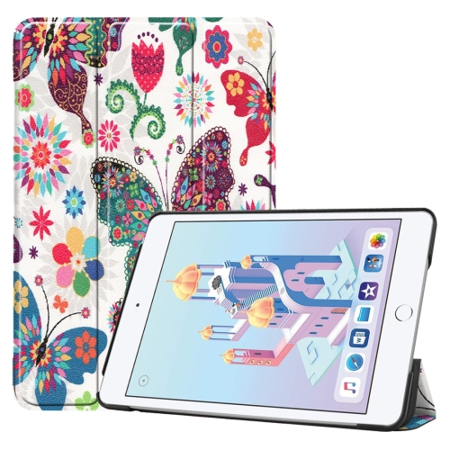 ART Apple iPad Mini 4 / Mini 5 Flip Case (2019) BUTTERFLY akciós termékkép 1