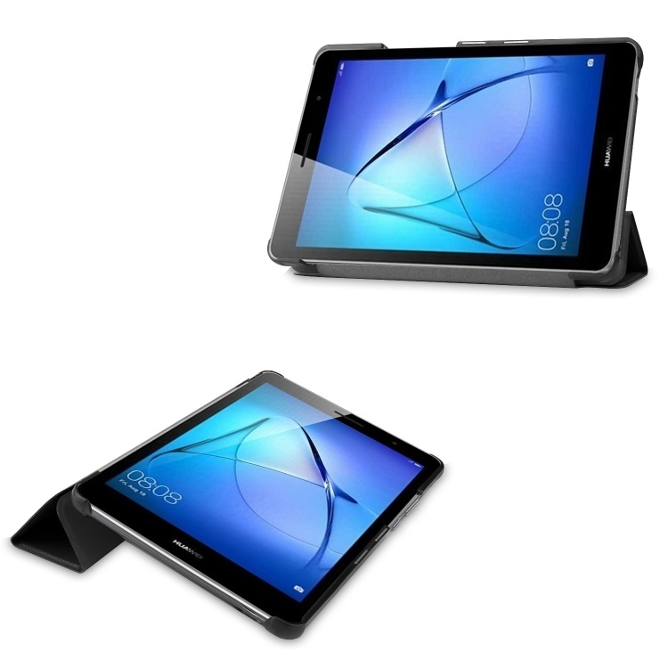 LEATHER Flip tok Huawei MatePad T8 piros termék 2. képe