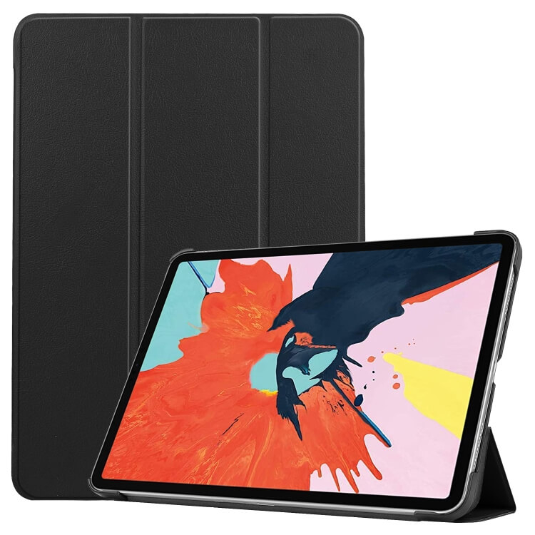 LEATHER Flip tok Apple iPad Air 5 (2022) / 4 (2020) fekete akciós termékkép 1