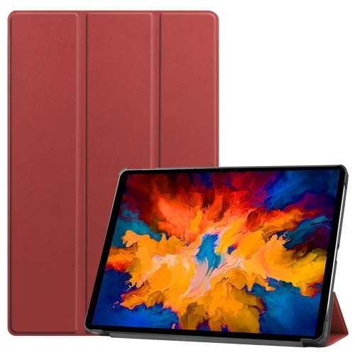 LEATHER Tab P11 Pro flip tok (TB-XJ706F) bordó akciós termékkép 1